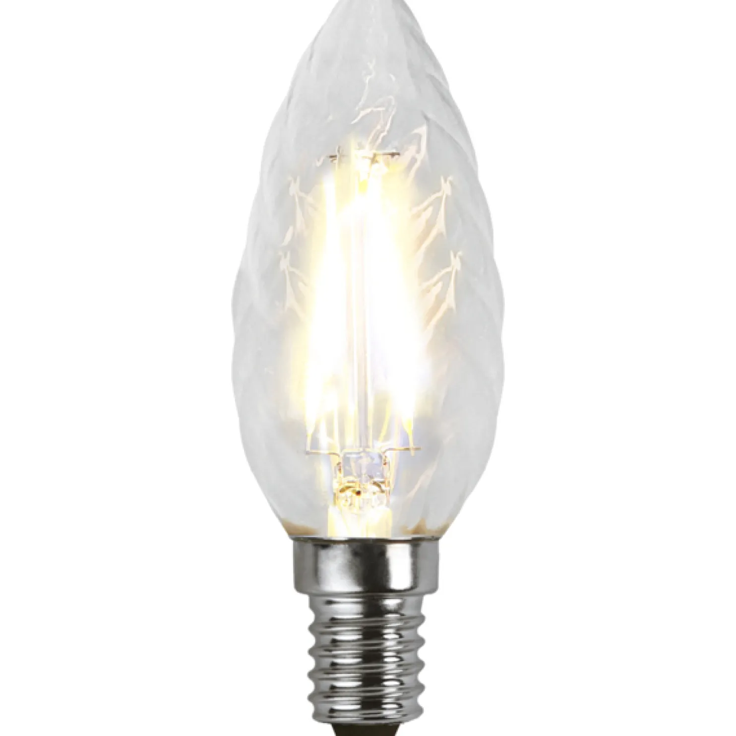 LED-kierrekynttilälamppu Star Trading Illumination LED 351-02 Ø 35x98mm E14 kirkas 2W 2700K 250lm