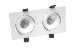 LED-kohdevalaisin FTLIGHT QSPOT, 2x5W, IP44, himmennettävä, valkoinen, eri vaihtoehtoja