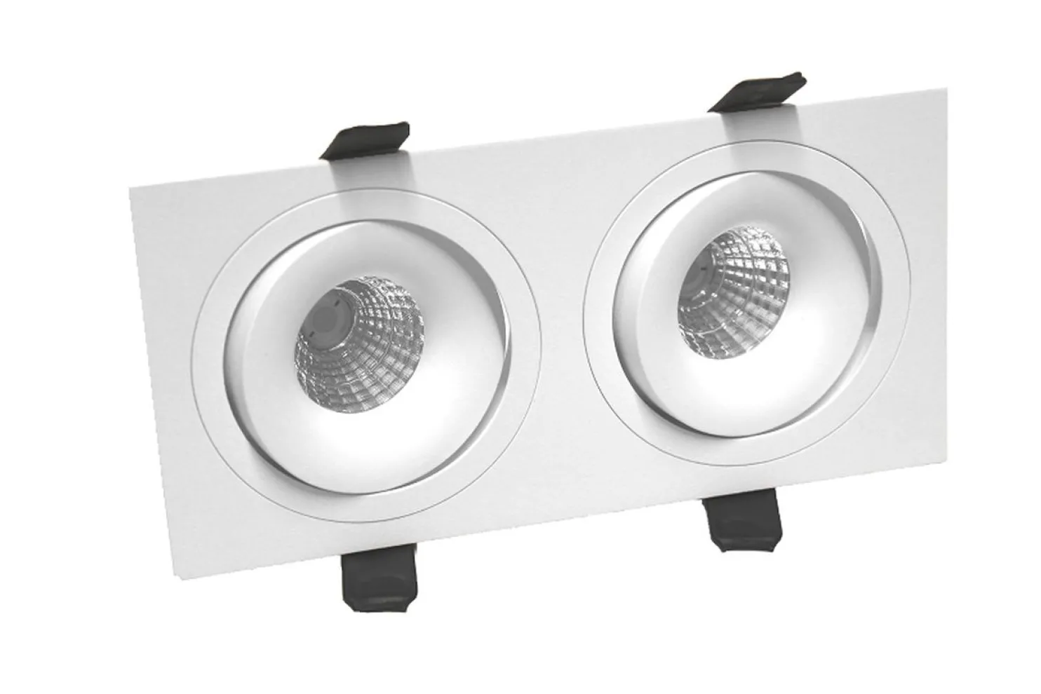 LED-kohdevalaisin FTLIGHT QSPOT, 2x5W, IP44, himmennettävä, valkoinen, eri vaihtoehtoja