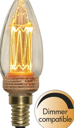 LED-kynttilälamppu Star Trading New Generation Classic 349-01-1 Ø35x103mm E14 kirkas 2.3W 1800K 70lm