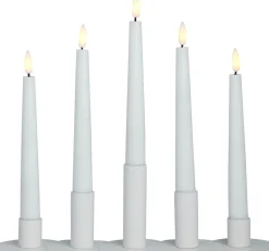 LED-kynttiläsetti Noor Lilli 2-in-1, 5-osainen