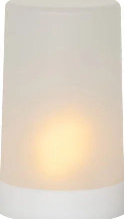 LED-kynttilä Star Trading Flame Candle, 14.5cm, valkoinen