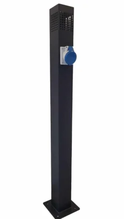 LED-laiturivalaisin Savorak, 99cm, pistorasialla, rst, musta