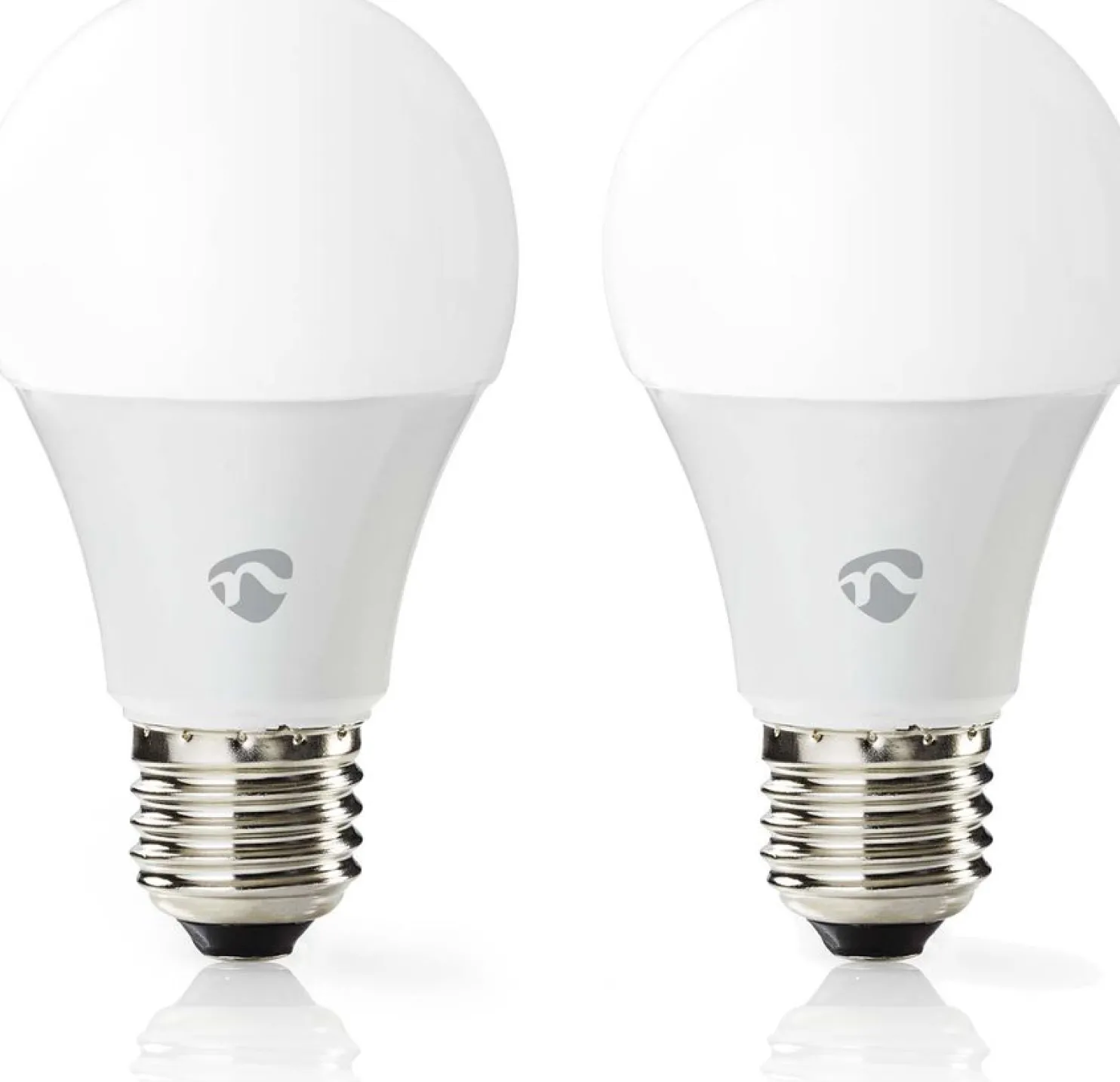 LED-lamppu Nedis SmartLife RGB Wi-Fi WIFILRC20E27 9W E27 2700-6500K 2kpl