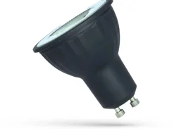 LED-lamppu Spectrum GU10 6W 230V linssillä musta runko, eri värilämpötiloja