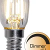 LED-lamppu Star Trading Clear White Filament 352-78, Ø26x58mm, E14, ST26, 1.6W, 2700K, 110lm