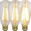 LED-lamppu Star Trading Decoration LED3-step click 354-85 Ø 64x144mm E27 6,5W 2100K 70/350/700lm