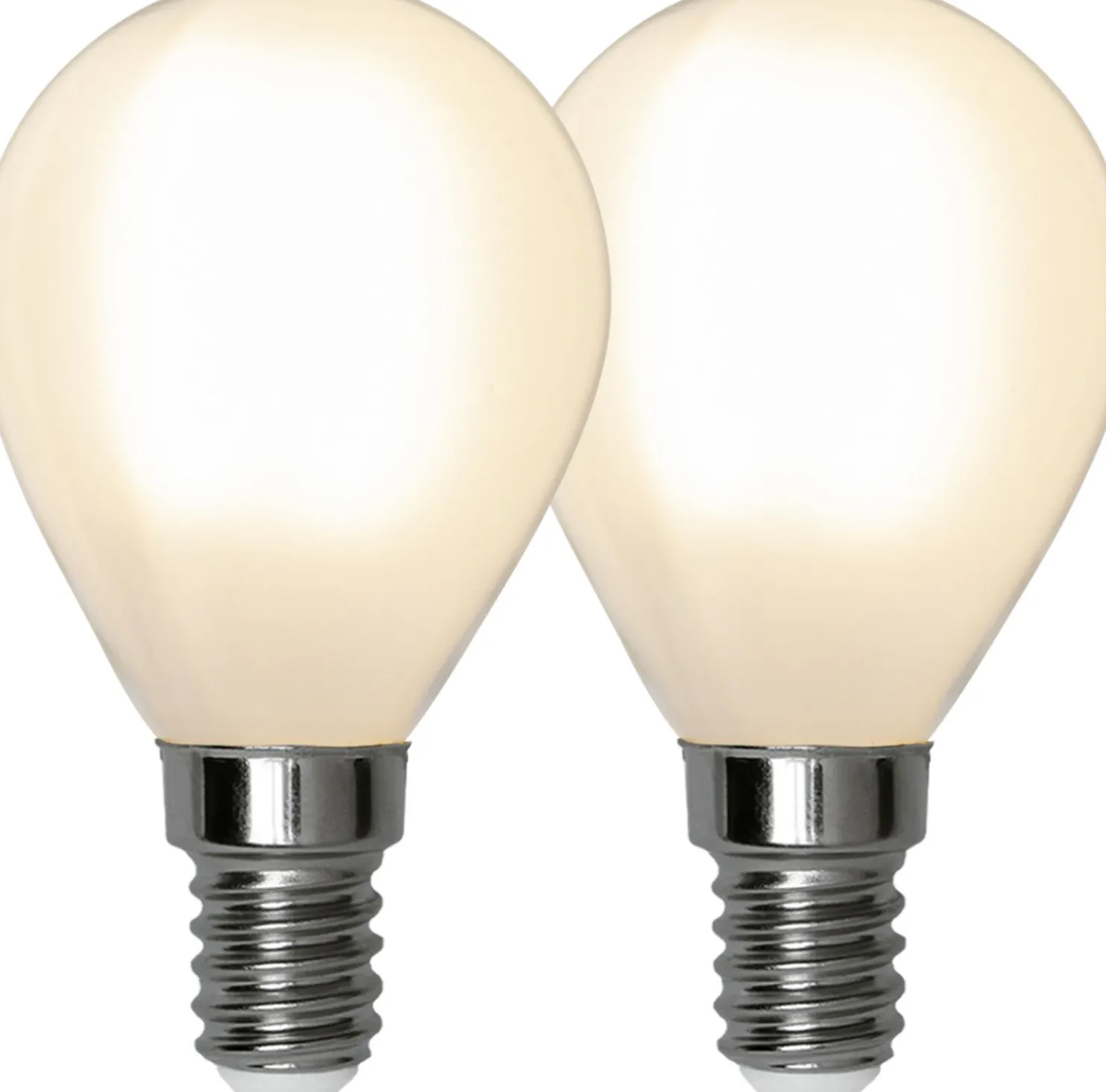 LED-lamppu Star Trading Frosted Filament 339-09, Ø45x80, E14, P45, 2.5W, 2700K, 250lm, 2kpl