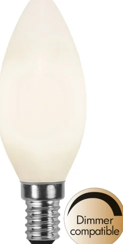 LED-lamppu Star Trading Opaque Filament RA 90 375-04-1, Ø35x98mm, E14, C35, 5W, 2700K, 450lm