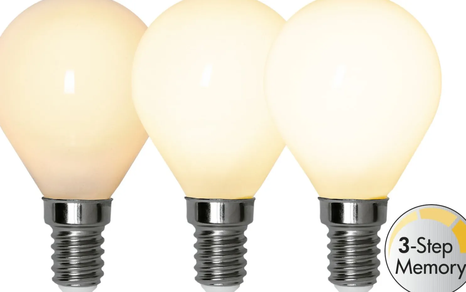 LED-lamppu Star Trading Opaque Filament RA90 3-step 375-81-1, Ø45x78mm, E14, P45, 4W, 2700K