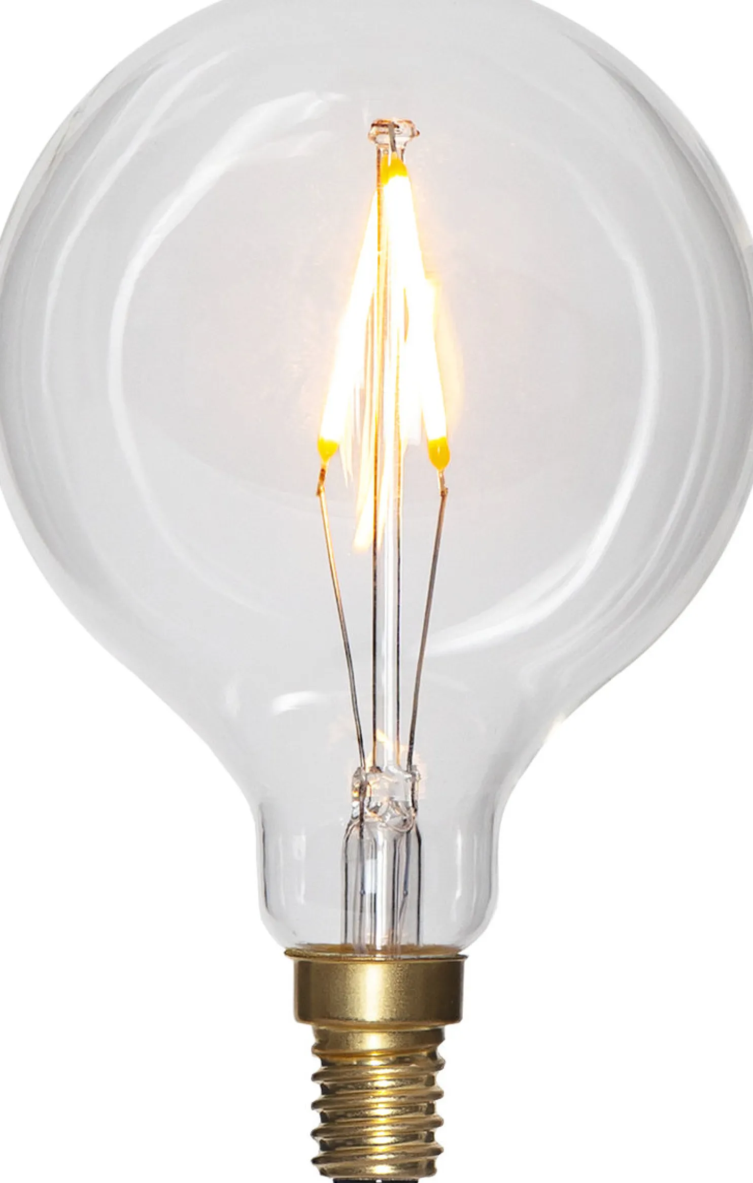 LED-lamppu Star Trading Soft Glow 355-60-1, Ø80x124mm, E14, G80, 1.5W, 2100K, 100lm