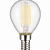 LED-lamppu Trio E14, filament vakiokupu 4W, 470lm 4000K, kirkas, switch dimmer