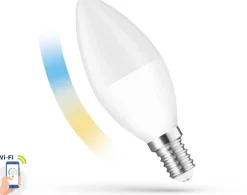 LED-älylamppu Spectrum E14 kynttilä C38 5W 230V CCT+DIM Wi-Fi 3000-6000K