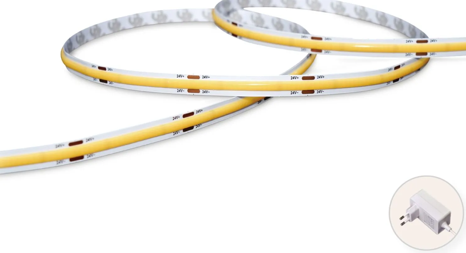 LED-nauha Llitt Ulrika KIT, COB, IP20, 3000K, eri pituuksia