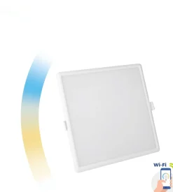 LED-paneeli Spectrum Algine Cct+Dim Wi-Fi Smart neliö upotettava, valkoinen, eri kokoja