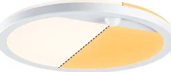 LED-paneeli ulkokäyttöön Paulmann Lamina, IP44, 28cm, liiketunnistin, hämärätunnistin, säädettävä värilämpötila, eri värejä