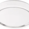 LED-plafondi Eglo Capasso Ø340mm valkoinen kromi 96023