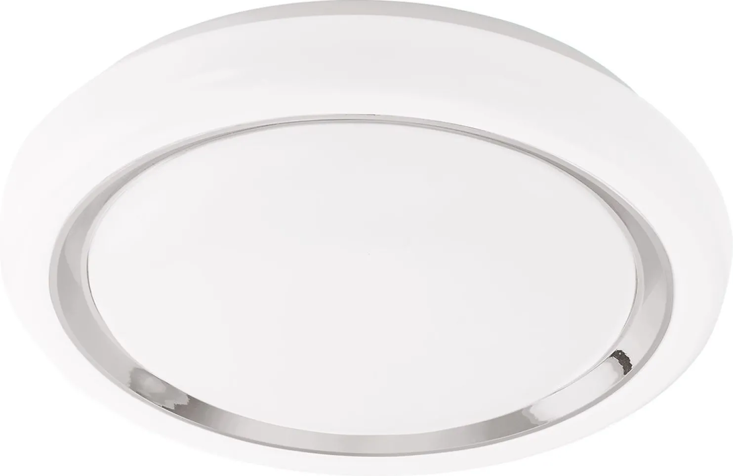 LED-plafondi Eglo Capasso Ø340mm valkoinen kromi 96023