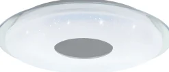 LED-Plafondi Eglo connect.z Lanciano-Z 56cm 44.8W kristalliefekti