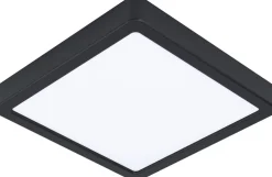 LED-Plafondi Eglo Fueva 5 4000K musta pinta-asennettava vaihdettava LED eri kokoja