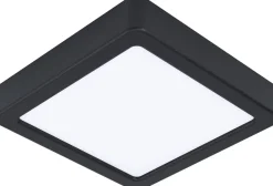 LED-Plafondi Eglo Fueva 5 4000K musta pinta-asennettava vaihdettava LED eri kokoja