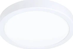 LED-Plafondi Eglo Fueva 5, 3000K valkoinen pyöreä pinta-asennettava vaihdettava LED eri kokoja