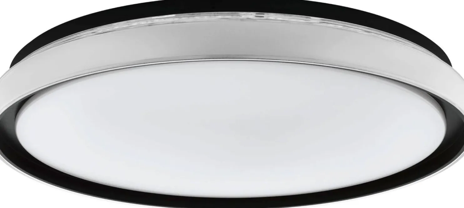 LED-Plafondi Eglo Seluci Ø49cm musta