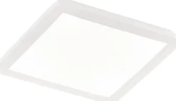 LED-plafondi Trio Camillus 30x30 cm valkoinen IP44