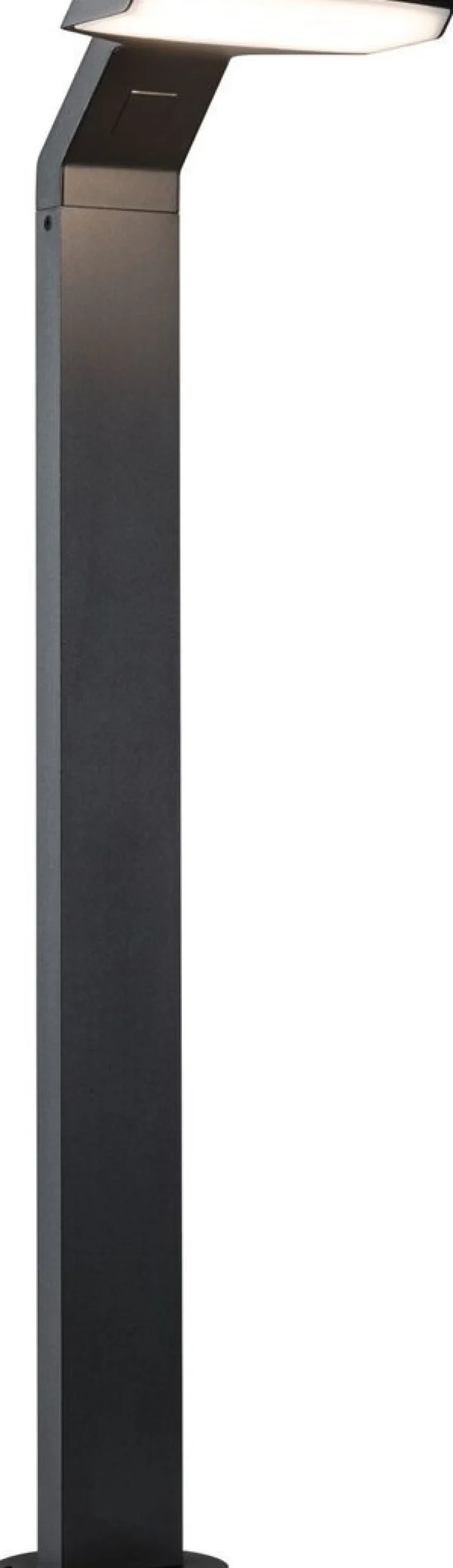 LED-pollarivalaisin liiketunnistimella Paulmann Zenera, 67cm, IP44, 3000K, korroosionkestävä, antrasiitti