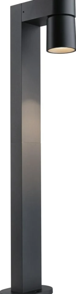 LED-pollarivalaisin Paulmann Kimu, IP44, 82.2cm, 3000K, antrasiitti