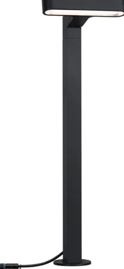 LED-pollarivalaisin Paulmann Plug & Shine Ito, IP65, 3000K, vaakasuuntainen säätö, antrasiitti
