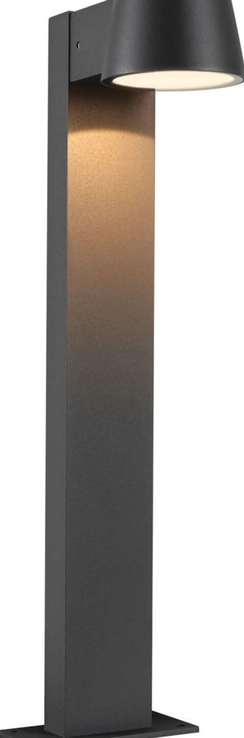 LED-pollarivalaisin Paulmann Capea, IP44, 50cm, 2200K, antrasiitti