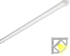 LED-profiili Limente Corner 20 DOB kulmaprofiili, 2m, eri vaihtoehtoja