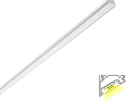 LED-profiili Limente LED-LUXOR 20 LUX 3000K 28W alumiini 2m