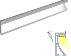 LED-profiili Limente LED-Wall 40 4000K 4m 48W alumiini