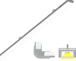 LED-profiili Limente Linea DOB 24V, eri vaihtoehtoja
