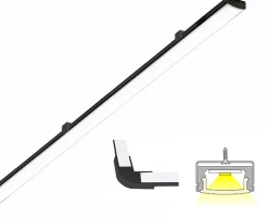 LED-profiili Limente Linea DOB 24V, eri vaihtoehtoja