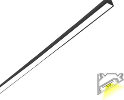 LED-profiili Limente Luxor COM IP44, kulmaprofiili, eri vaihtoehtoja