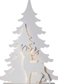 LED-puusiluetti Star Trading Grandy 1100x770x110mm valkoinen