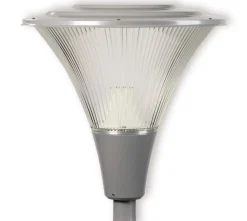 LED-pylväsvalaisin Ensto Opera OP530LEDHH 38W/840 helmenharmaa akryylikuvulla