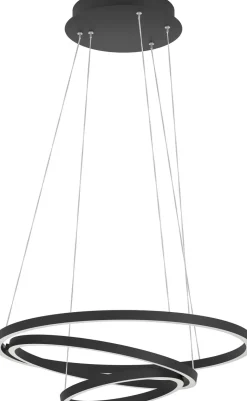 LED-Riippuvalaisin Eglo connect.z Lobinero-z 43.2W Ø58cm eri värejä