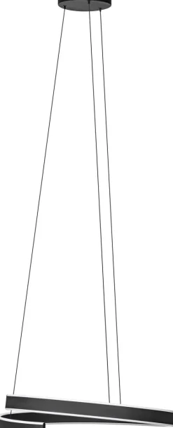 LED-Riippuvalaisin Eglo connect.z Andabaia-z 42.5W Ø60cm musta/valkoinen