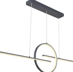 LED-riippuvalaisin Globo Barral CCT harmaa