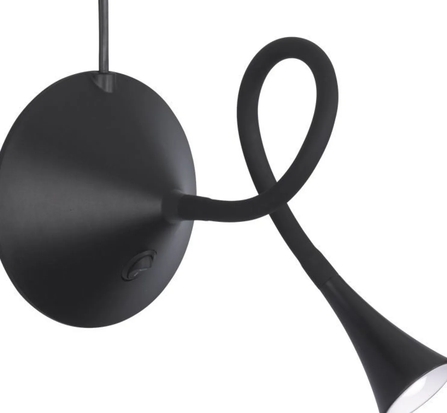 LED-seinä/pöytävalaisin Trio Viper LED 3W Ø135x318 mm musta