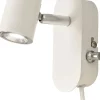 LED-seinäspotti Aneta Lighting Gusto valkoinen/kromi himmennettävä