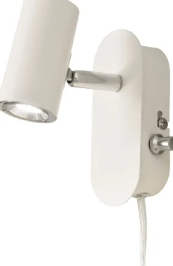 LED-seinäspotti Aneta Lighting Gusto valkoinen/kromi himmennettävä