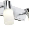 LED-seinäspotti Trio Clapton 360x70x185 mm 2-osainen harjattu alumiini