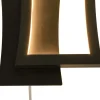 LED-seinävalaisin Aneta Lighting Staccato, himmennettävä, musta