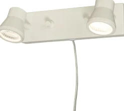 LED-seinävalaisin Aneta Lighting Pluto 2-osainen, eri värejä