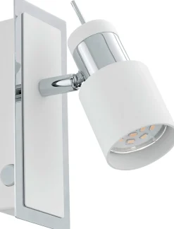 LED-seinävalaisin Davida 165x70 mm valkoinen/kromi